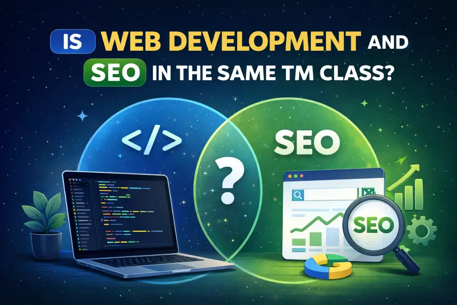 is web development and seo in the same tm class
