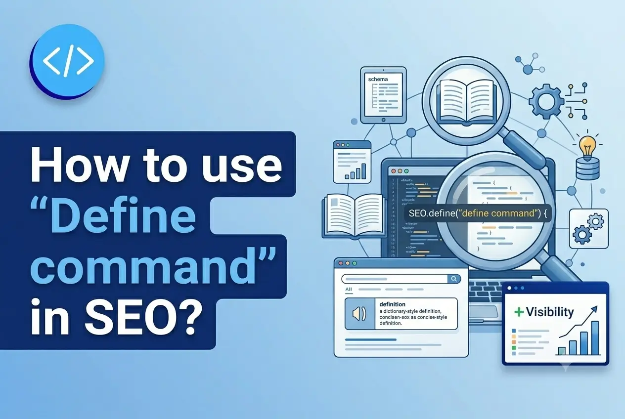 how to use define command in seo